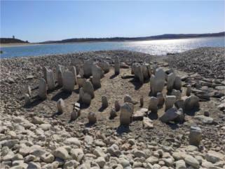 La sequía saca a la luz el dolmen de Guadalperal, el "Stonehenge" español 